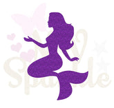 Motif appliqué thermocollant sirène